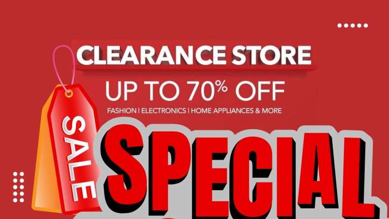 Don't Miss Out The Clearance Store And Start Saving On Your Favorite Products!